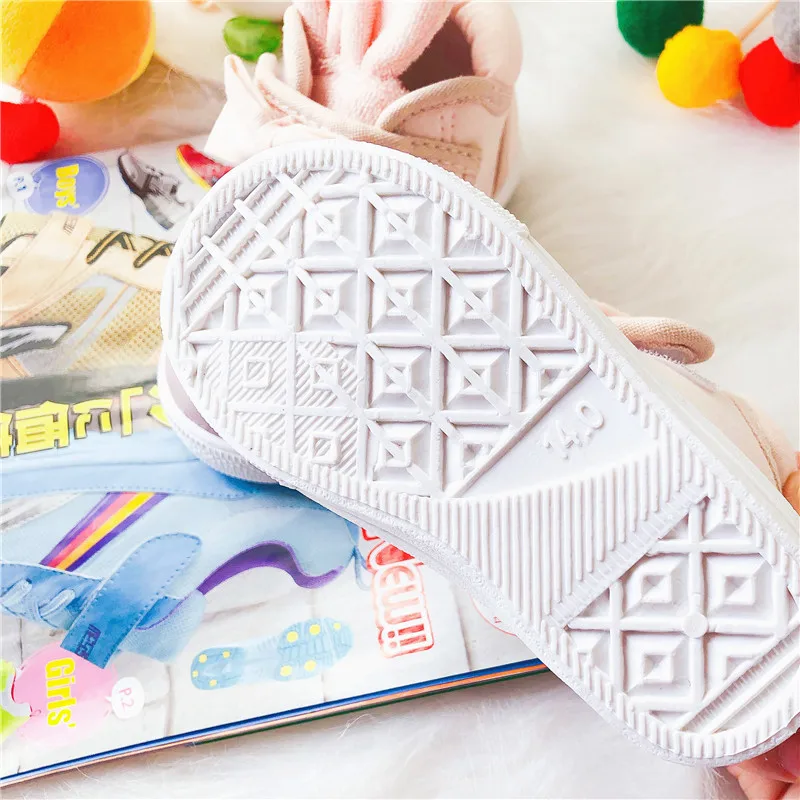 

Cartoon Children's Cotton Shoes Baby Rabbit Ear Short Boots Boys Girls Plush Warm Kids Sneakers Infant Toddler Non-slip Shoes