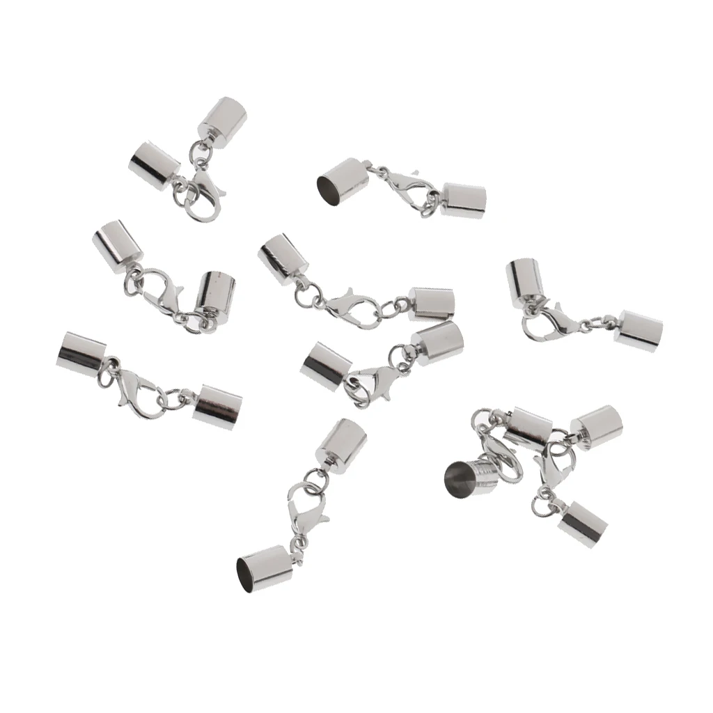 Застежки-коннекторы для ювелирных изделий серебристые застежки-карабины
