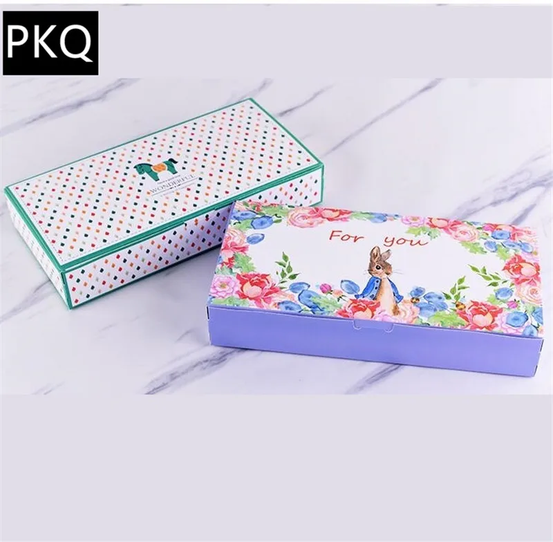 

29x14.5x5cm Pink Gift Paper Box Birthday Wedding Party Kraft Paper candy Box Cake Packaging Candy Cookies Cupcake Box