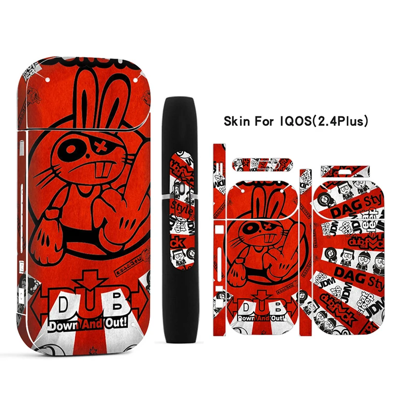 Красочные наклейки печать кожи для IQOS 2 4 плюс электронная сигарета