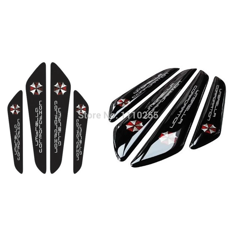 4 x Aliauto Umbrella Corporation 3d защита края двери автомобиля от царапин Защита бампера для Ford