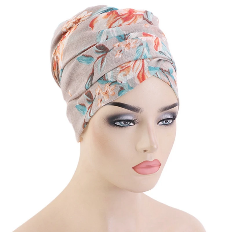 

Cotton Print Muslim Turban Scarf For Women Islamic Inner Hijab Caps Premium Women Under Scarf Hijab Bonnet Cap Stretchy