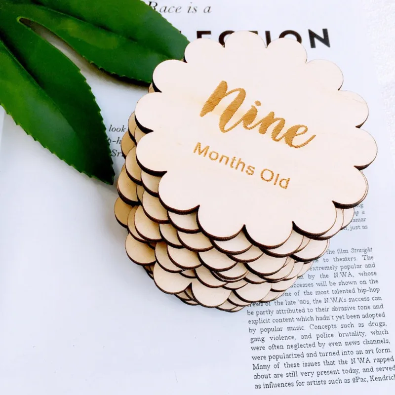 12 шт./компл. месячная карточка детская ежемесячная фотография со смешными