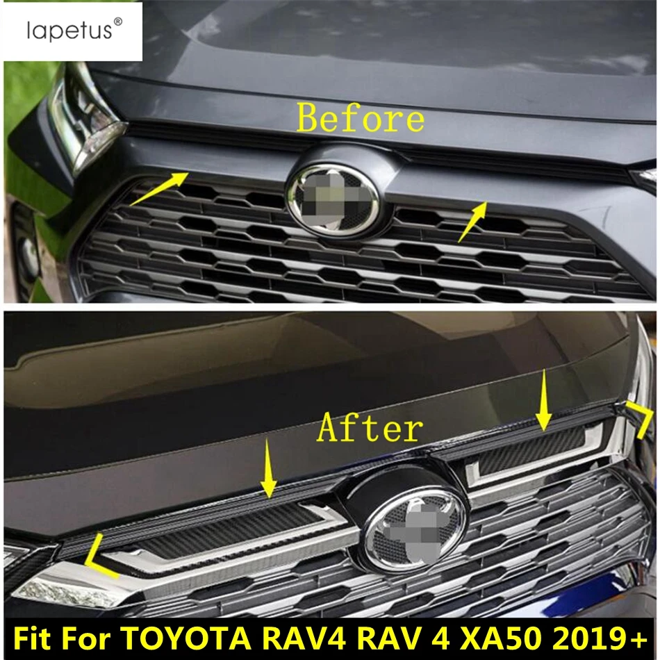 Lapetus аксессуары для TOYOTA RAV4 Previa RAV 4 XA50 2019 2020 2021 ABS передний центральный решетка