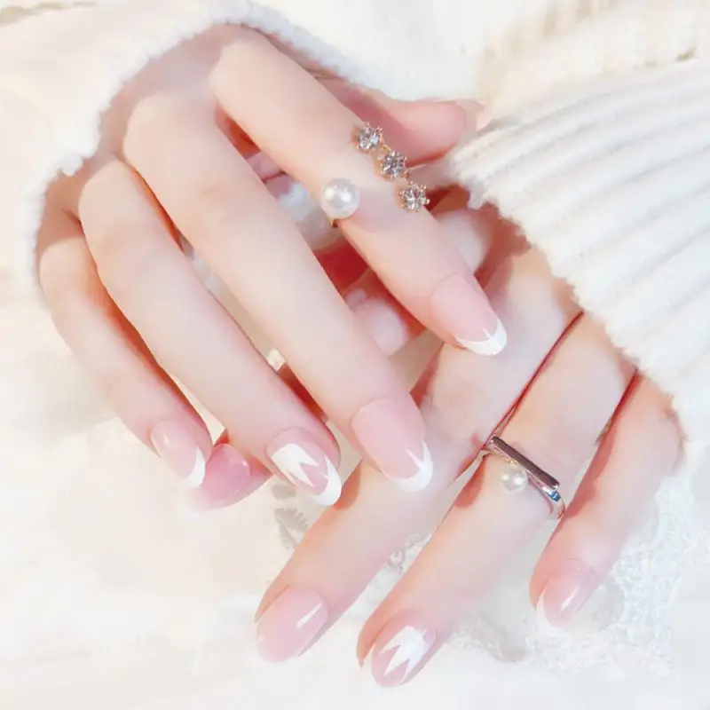 24 шт. двусторонние накладные ногти для невесты | Красота и здоровье