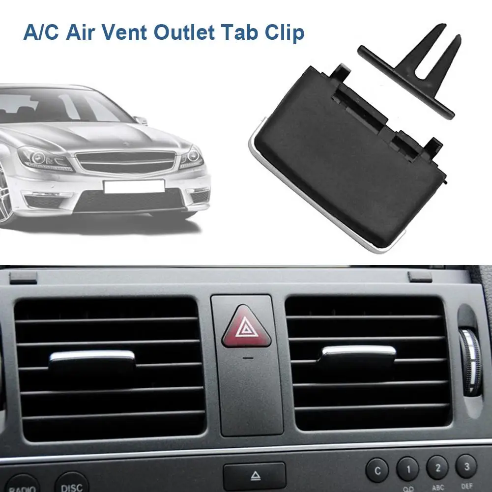 

Car Front A/C Air Vent Outlet Tab Clip Repair Kit Interior Replacement For Mercedes-Benz W204 C180 C200 C260 GLK300 GLK260