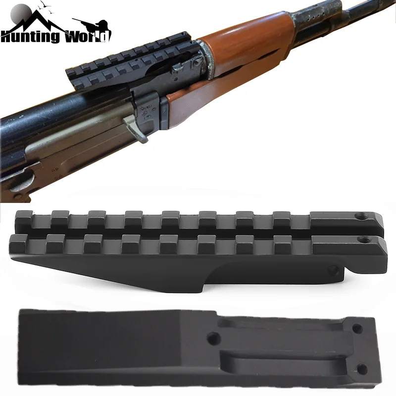 

Тактическое крепление на заднюю рейку для прицела с красной точкой Базовый адаптер для охотничьего страйкбола 7. 62x39 AK47 AK74 аксессуар для вин...