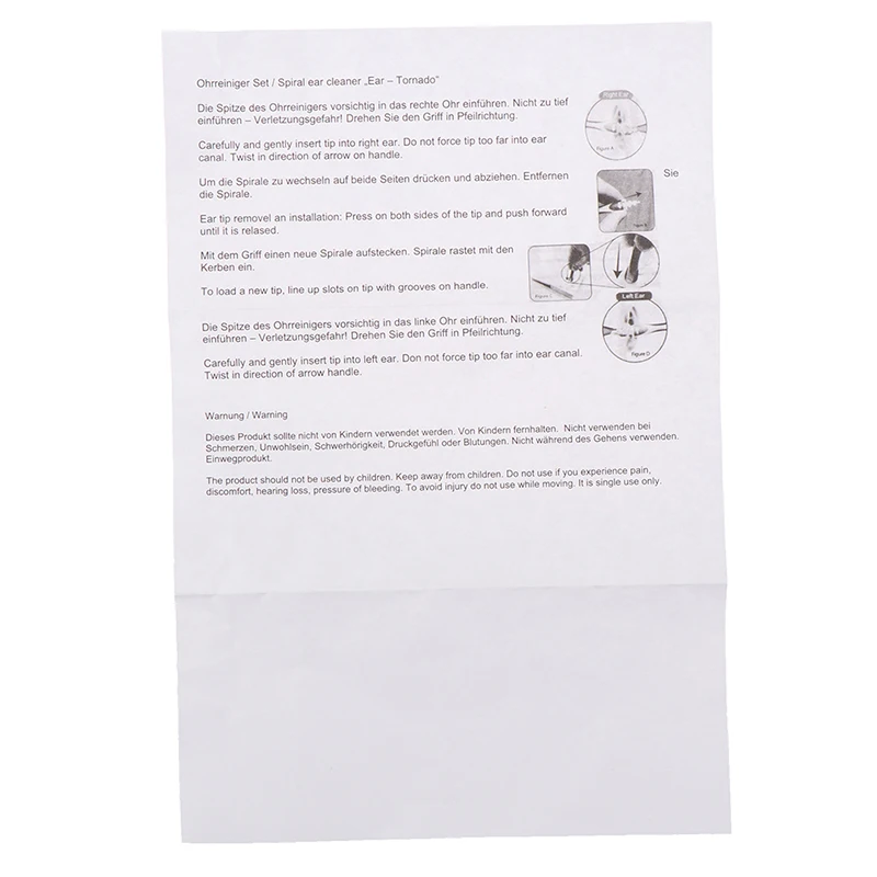 

Ear Wax Removal 16 Tips Spiral Ear Care Clean Earpick Wax Remover Cleaner Spoon