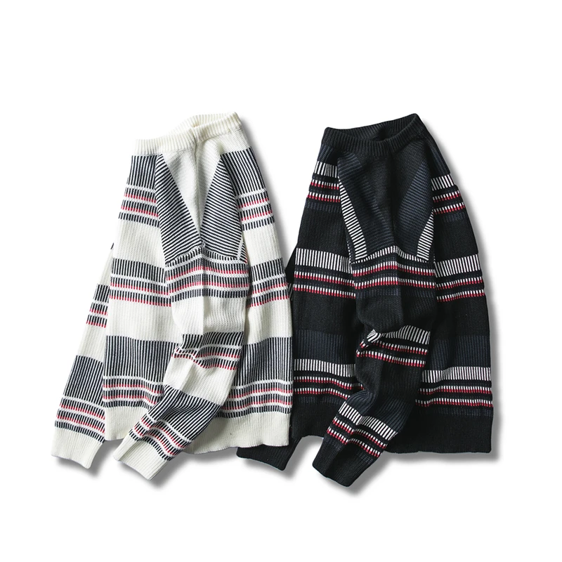 winter clothes fashions long sweater women korean style pullovers fall 2019 streetwear harujuku striated casual clothing | Женская