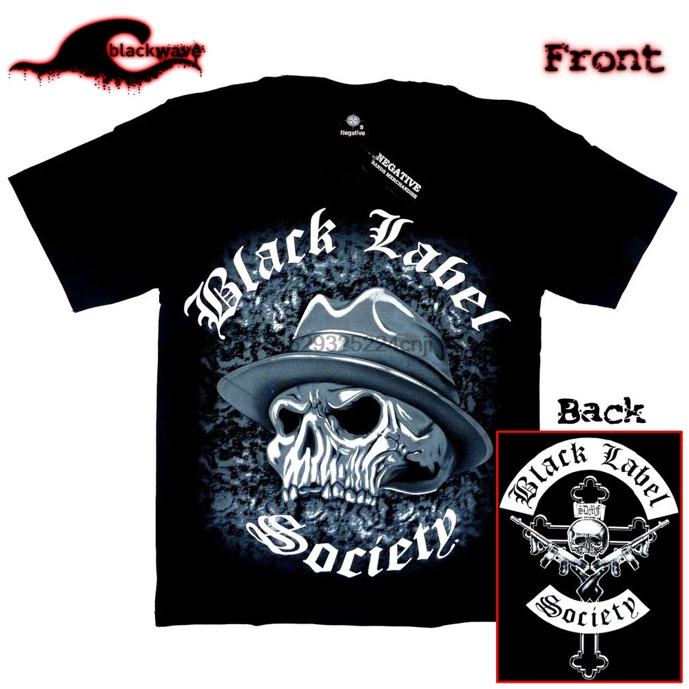 Черная этикетка общества новый дизайн этикетки футболка с ремешком|Мужские