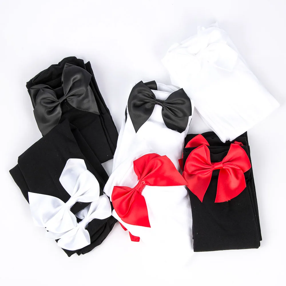 New Arrival Fashion Sexy Women Girl Nylon Stretchy Over The Knee High Socks Stockings Tights With Bows Thigh high quality | Женская