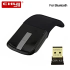 Беспроводная складная мышь CHYI Arc Touch Bluetooth 4,0, ультратонкая эргономичная компьютерная игровая мышь с Bluetooth-адаптером для ноутбука
