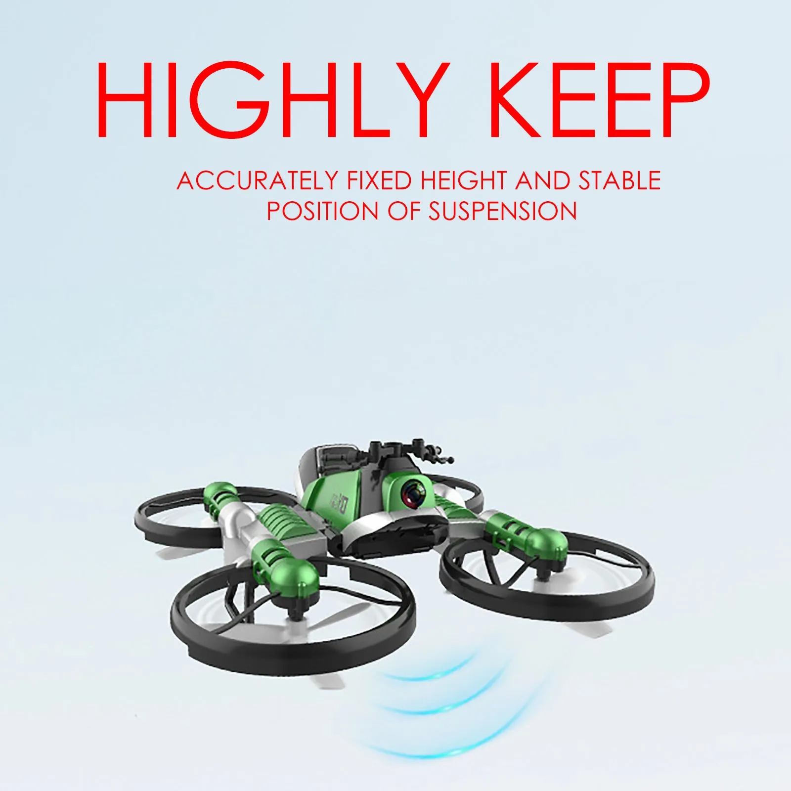 

Rc Drone With Camera 2.4g Remote Control Helicopter Deformation Motorcycle Folding Quadcopter Rc Quadcopter Children's Toy#B