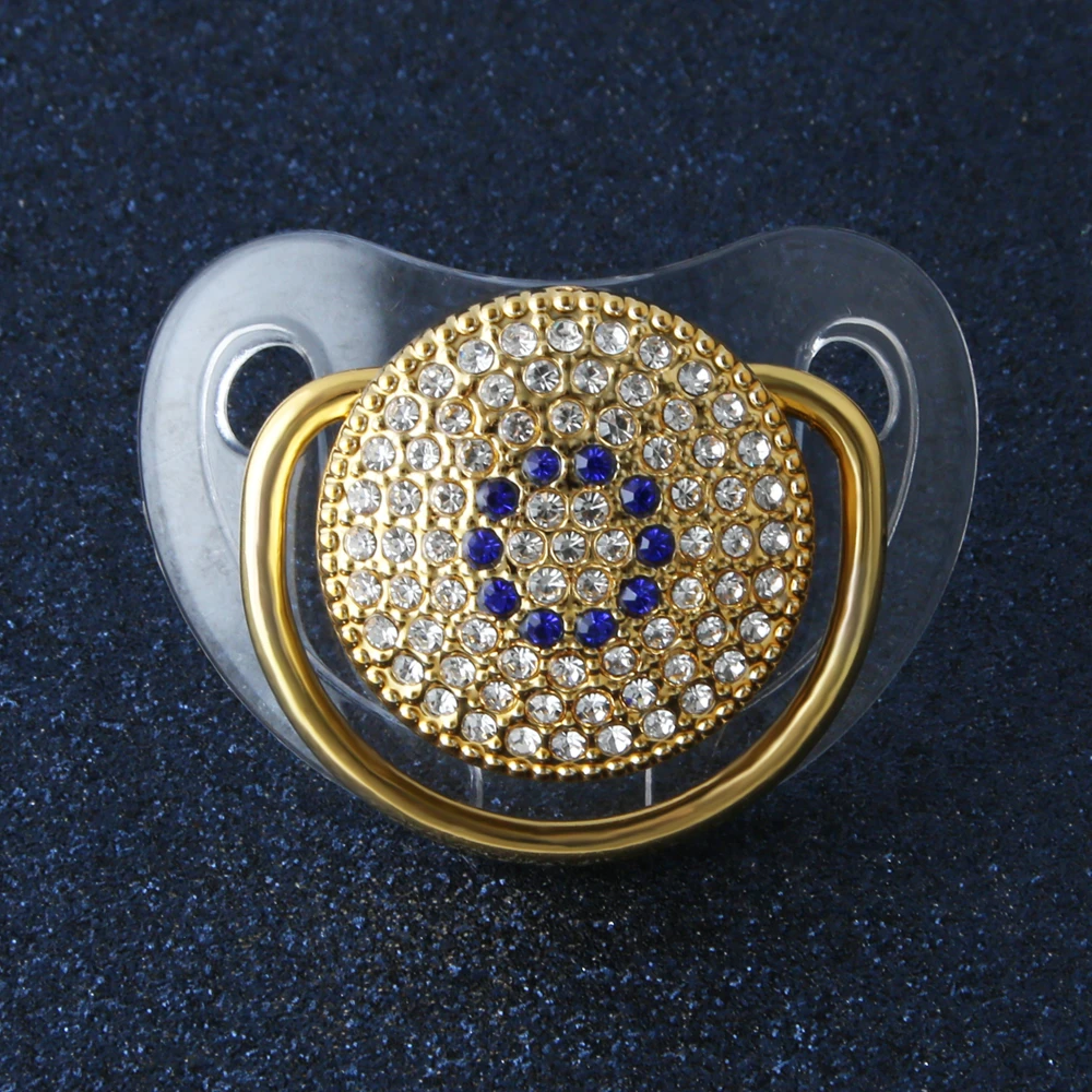 Роскошная детская соска-пустышка с буквой D Bling ювелирные изделия Стразы