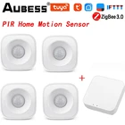 Датчик обнаружения тела Aubess Zigbee3.0, умный сенсор для обнаружения движения, с подставкой для ног