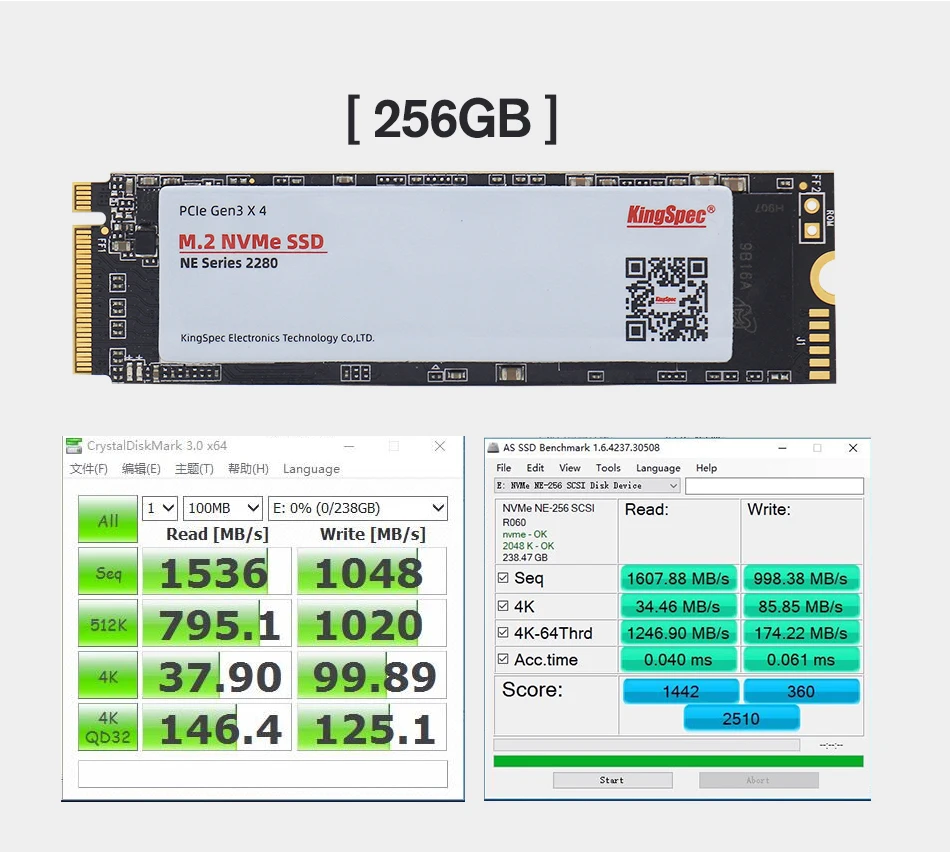 KingSpec 2280 мм PCI-e сигнал Gen3.0x4 NVMe M2 SSD 1 ТБ внутренний жесткий диск HD SSD M.2 1 ТБ жесткий диск для ноутбука Настольный ПК