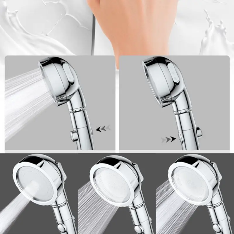 

Japanese-Style Negative Ion Shower Booster Water-Saving Hand Shower One Button Water Shower Head
