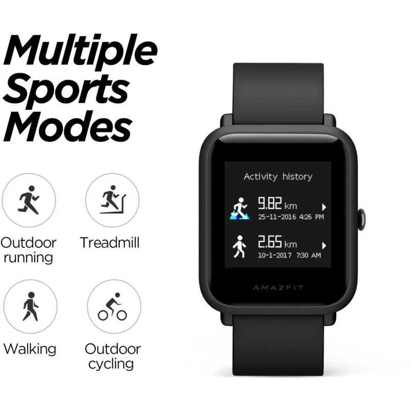 Смарт часы AMAZFIT Bip Lite 1.28&quot черный/черный|Смарт-часы| |