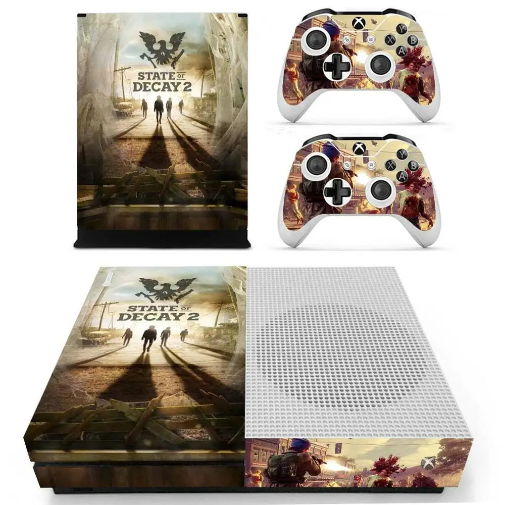 State of Decay 2 стикер s для Xbox One S виниловые наклейки на кожу Pegatinas Adesivo one тонкая консоль