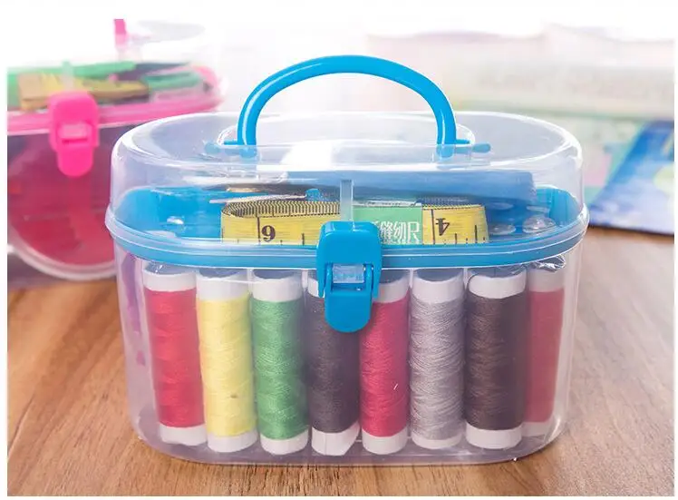 Женский набор из 10 предметов практичная домашняя швейная коробка нить для шитья