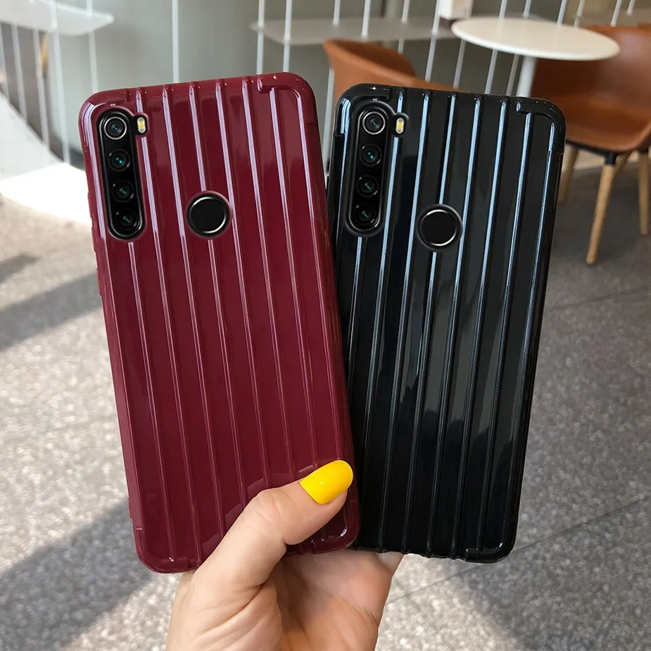 Стильный чемодан для телефона Huawei Honor 7A 7C 7X 8A 8C 8 8X 9 9X Pro мягкий чехол из ТПУ 10i 20 10 Lite