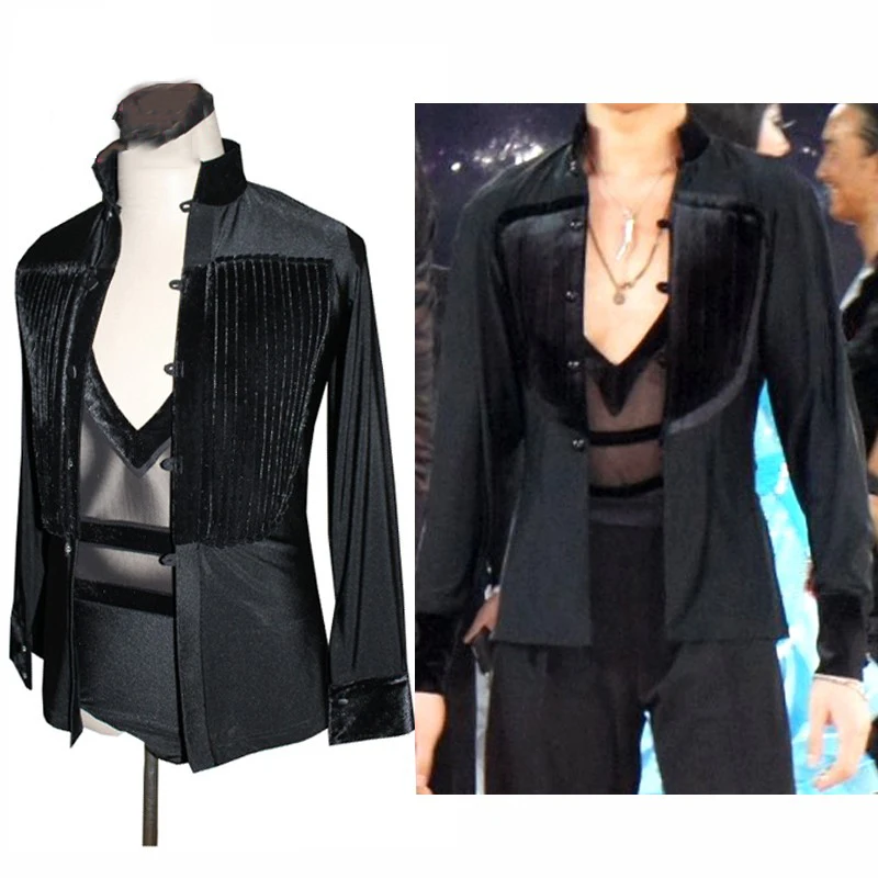 Костюм для латинских танцев комплект из жилета и пальто Мужская одежда