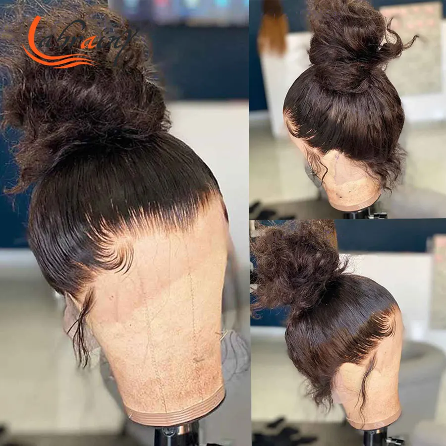 

360 HD кружевной передний al Body Wave человеческие волосы парики 13x 4 кружевной передний цветной волнистый парик водная волна натуральные Детские ...