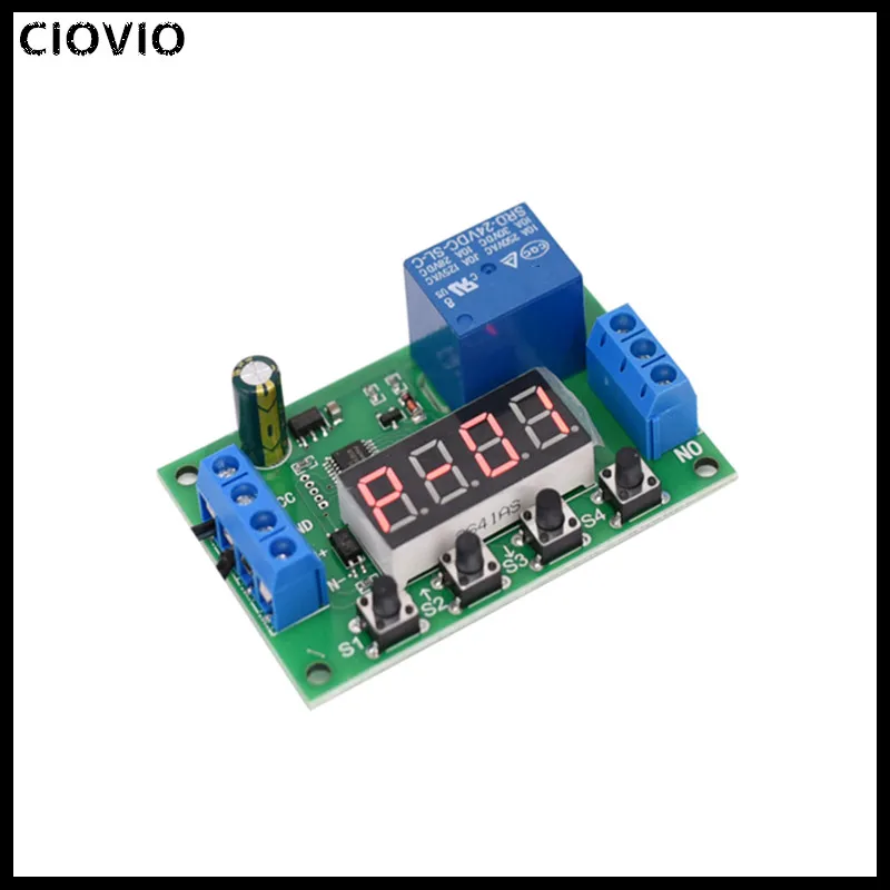 CIOVIO 2 шт. Многофункциональный модуль реле времени задержки импульсный