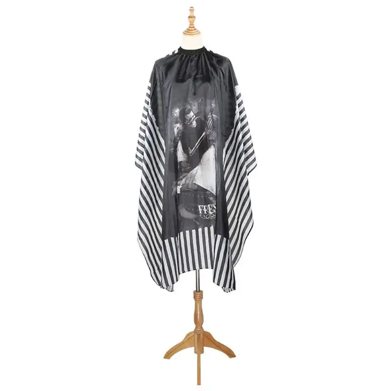 

1PC Fashion Stripes Hairdressing Cape Salon Apron Hair Styling Cape Anti-Static Haircut Cloak for Barber Home Salon