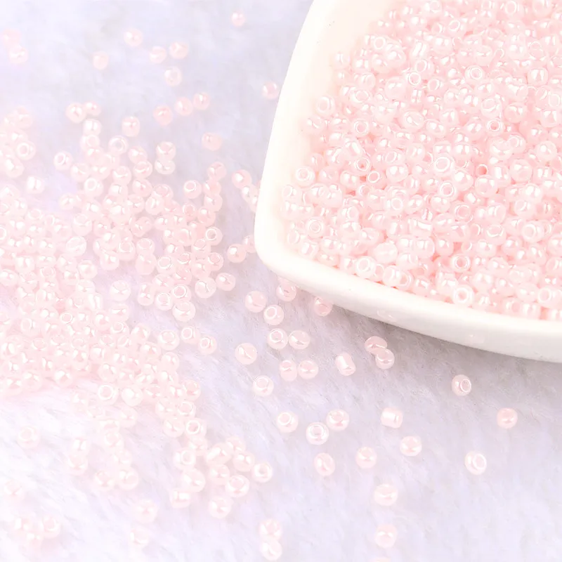 2 мм в диаметре различные Цвет крем Стекло чешские бусины Seedbeads для изготовления