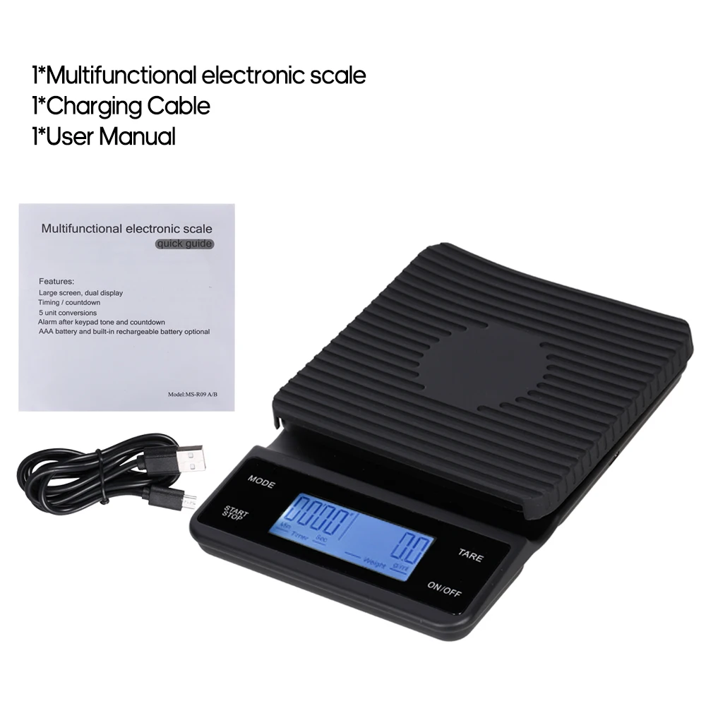 Еда питание весы BT цифровой Кухня с пищевыми калькулятор и таймер кг/3 кг/0 1 г