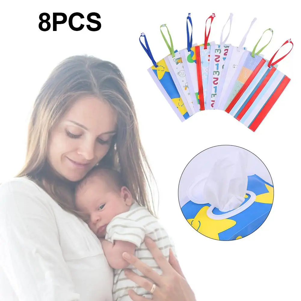 

8 шт., многоразовые влажные салфетки, 14,5 х24х4 см