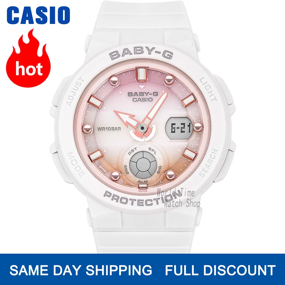 Casio watch women top brand luxury set g shock 100m Waterproof surfing Sport quartz Watch LED digital women watches BABY-G reloj