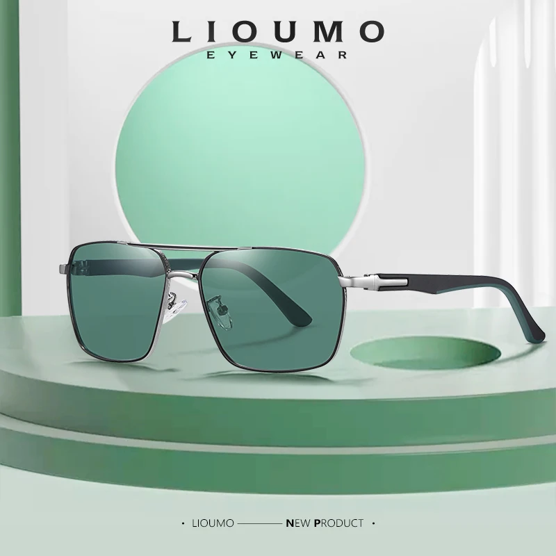 

LIOUMO Brand Design Fashion Sunglasses Women Polarized Glasses Men Retro Square Eyewear Driving Goggles lunette de soleil homme