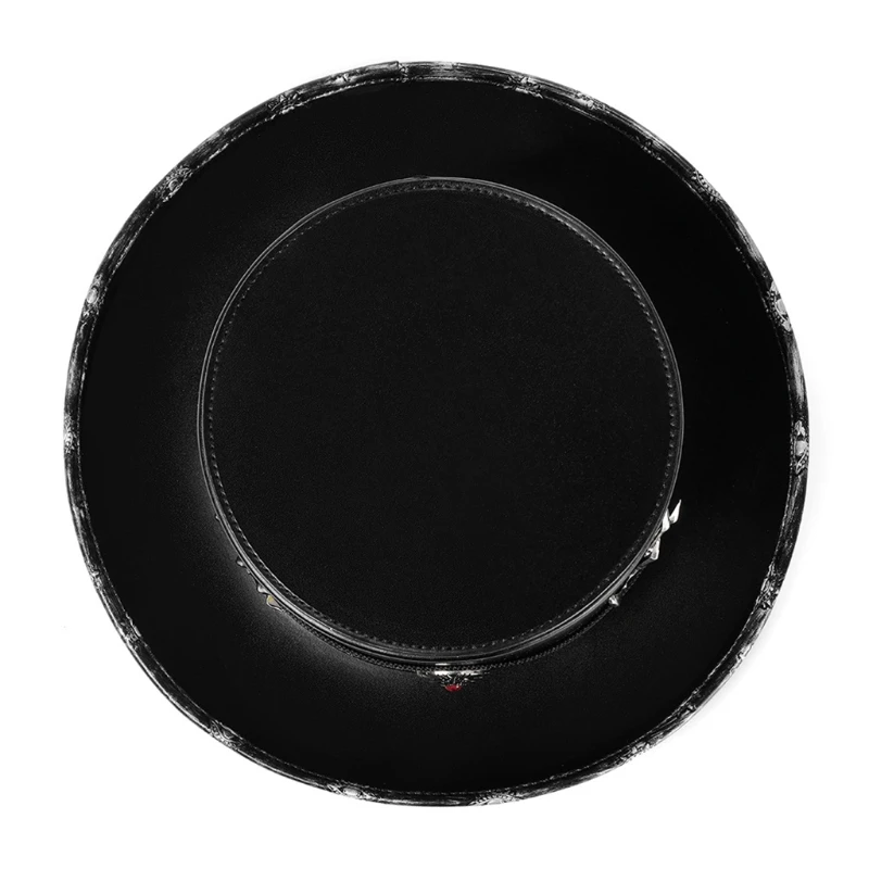 Маскарадная шляпа для мужчин и женщин мужская кожаная ретро-шляпа косплея в