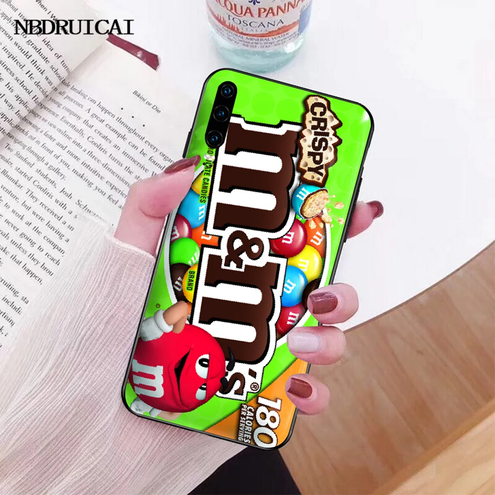 NBDRUICAI M & Ms чехол для телефона высокого качества с принтом шоколада Huawei Honor 20 10 9 8 8x 8c