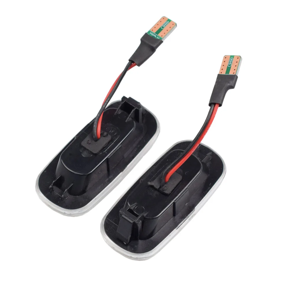 

2pcs Amber Car Turn Signal Lamp DC 12V LED Side Marker Light Turn Indicators Streamer Light For Audi A6 S6 RS6 C7 2005-2011