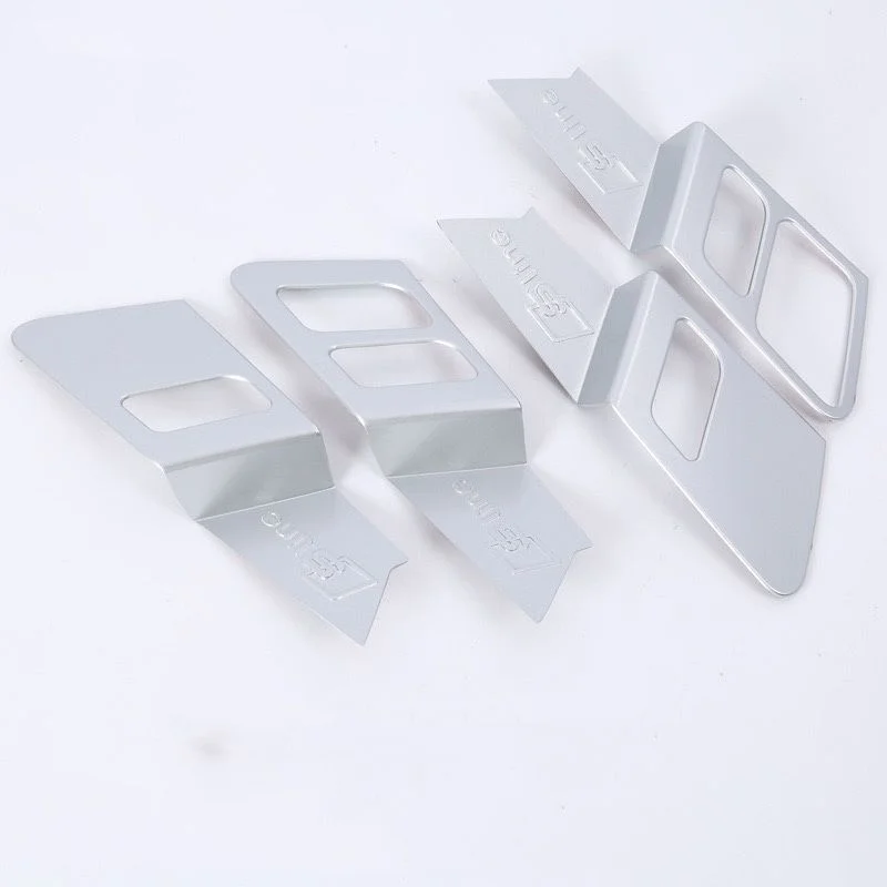 

applicable to 18 Audi q5l modified special inner handle decorative ABS plated bright strip patches