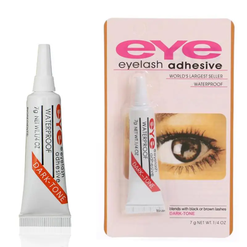 False Eyelashes Glue Clear-white/Dark-black Waterproof Eye Lash Makeup Adhesive Cosmetic Tools TSLM2 | Красота и здоровье