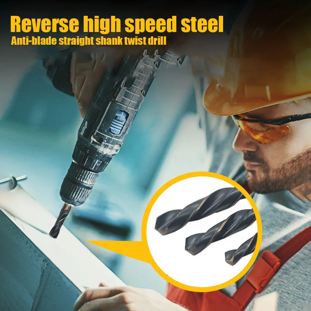 

13/19 шт./набор, спиральные сверла из нержавеющей стали с прямым хвостовиком