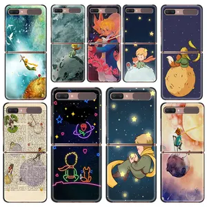 art little prince luxury foldable hard case for samsung z flip flip3 phone case for galaxy z flip 5g cover capa free global shipping