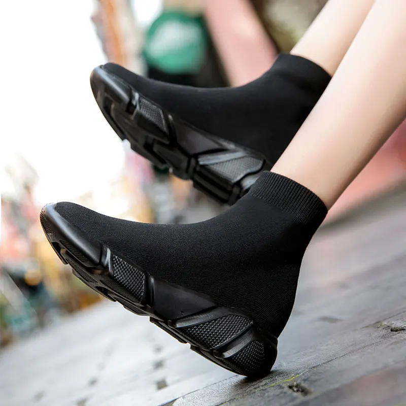 MWY женская обувь теплая на резиновой подошве унисекс Обувь платформе