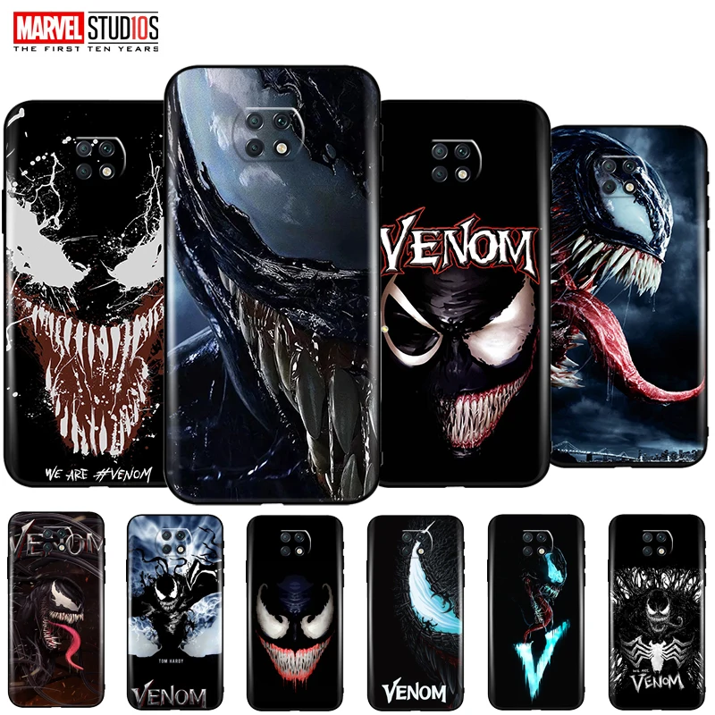 

Venom Phone Case For Xiaomi Redmi Note 9T Soft Funda Cover Marvel Avengers SpiderMan Captain America Thor Deadpool