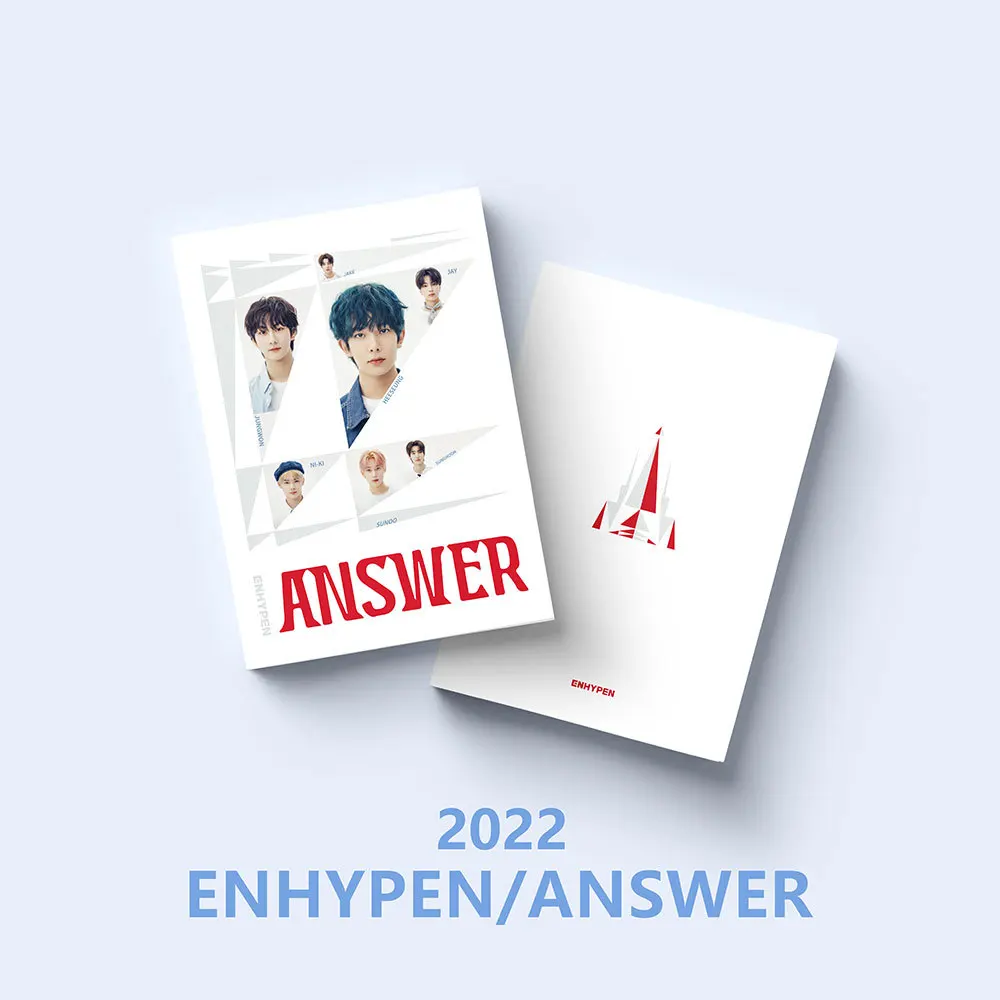 

Kpop Enhypen новый альбом ответ Мини Фотоальбом Фотокарточка художественная книга постер новый альбом ЛОМО карточки коллекционный альбом