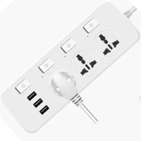 kutumai multi outlets expander wall q3 0 usb fast charger type c quick charge station adapter eu plug power strip with 3 outlets