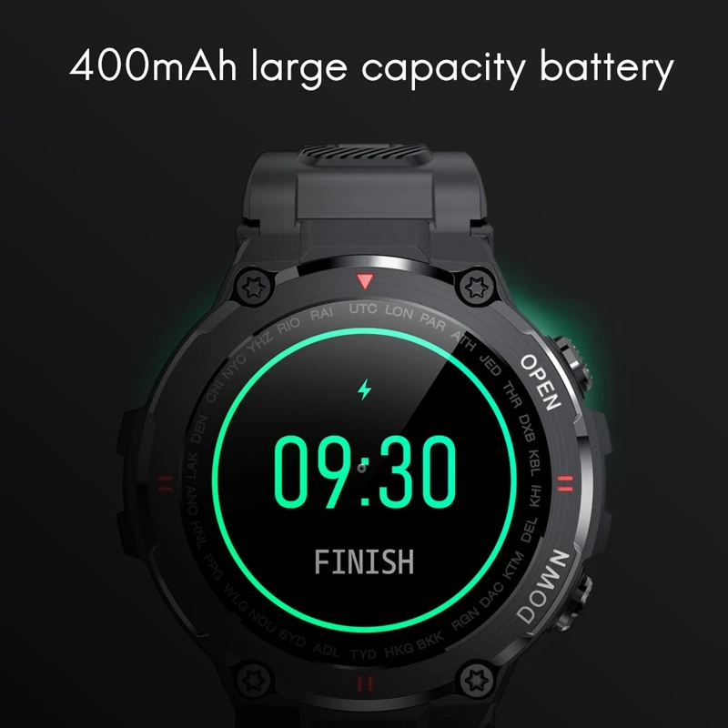 

K22 Smart Watch 1.28inch IPS Full Screen Bluetooth Call Heart Rate Blood Pressure Sport Health Bracelet for Android IOS