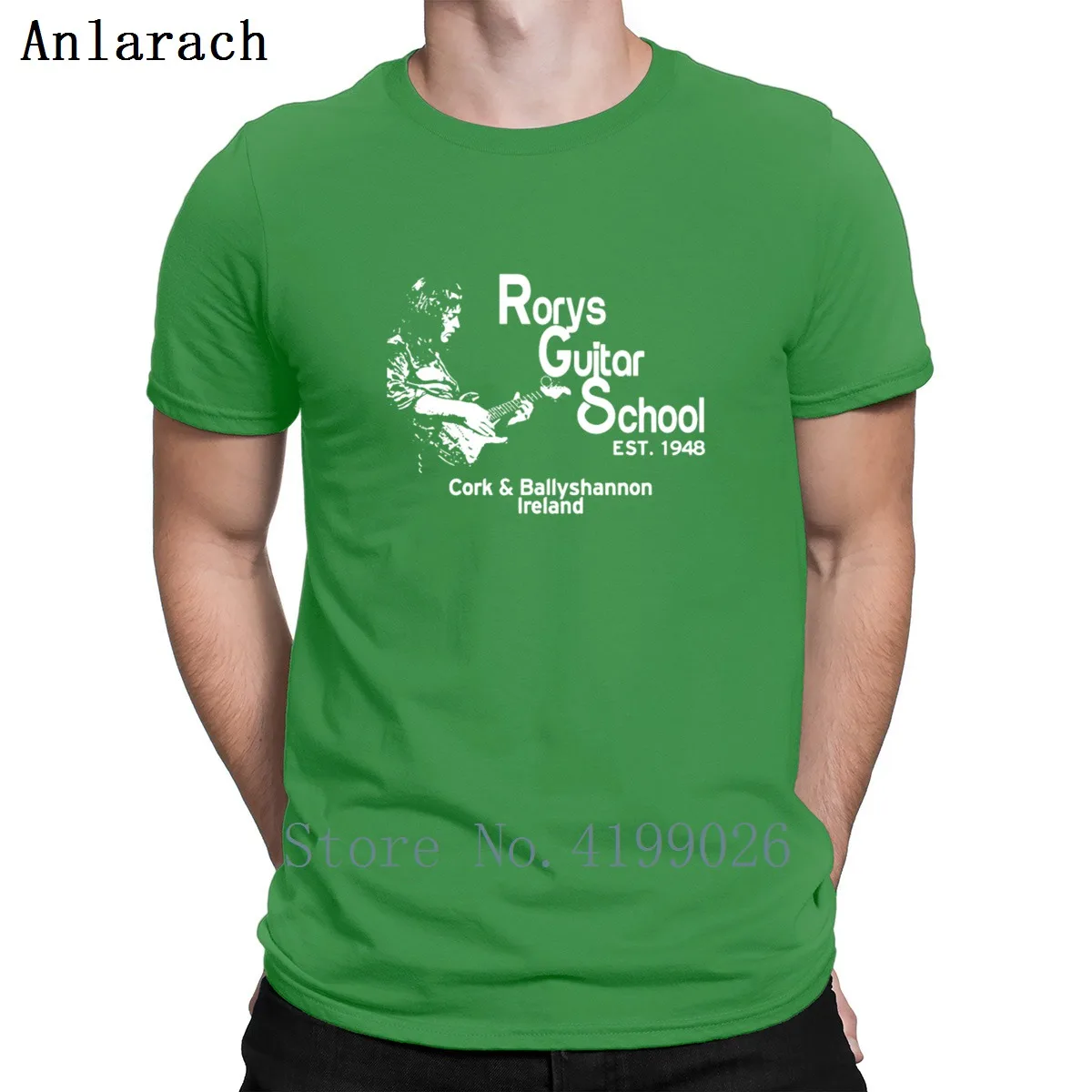 Новый Rorys Галлахер Tshirts pop Top Tee Летний стиль весело Популярные Для Мужчин's