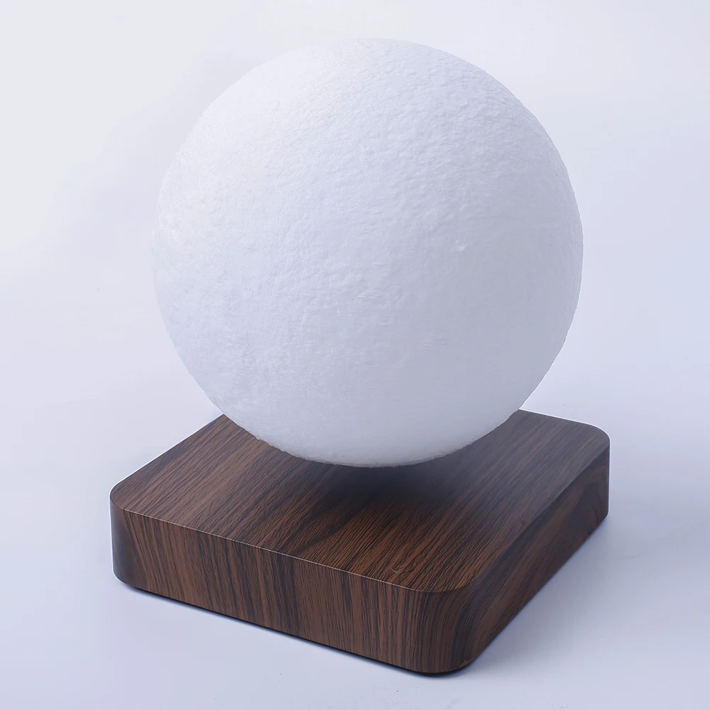 Магнитная левитация 6 дюймов Луна плавающий вращающийся светильник офисная