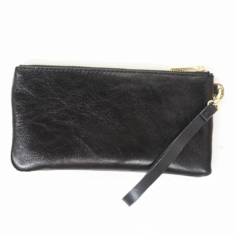 Модный клатч женский маленький Серебристый из натуральной кожи вечерняя