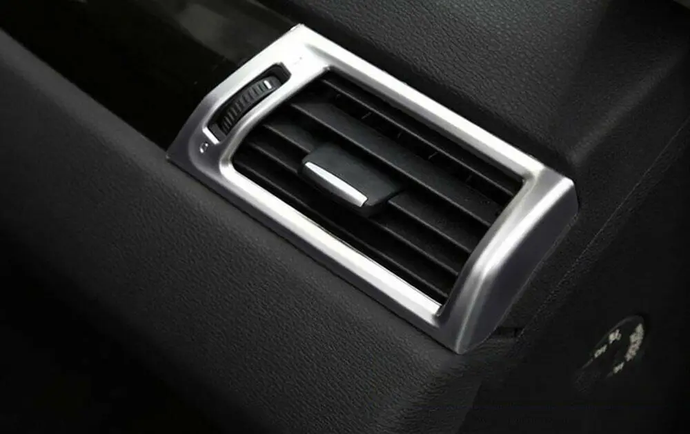 

1set=2pcs Chrome Side Air Conditioning Outlet Frame Trim For BMW X3 X4 F25 F26 2013-17